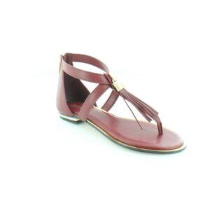 MICHAEL Michael Kors Women Winslow Leather Open Toe Casual Ankle Strap Sandals 8